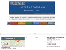 Tablet Screenshot of culturaspopulares.org